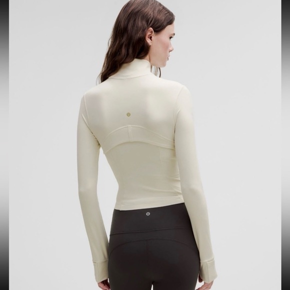 NWT/ Lululemon Athletica Cream Cropped Define Jacket/ Nulu - Picture 7 of 11